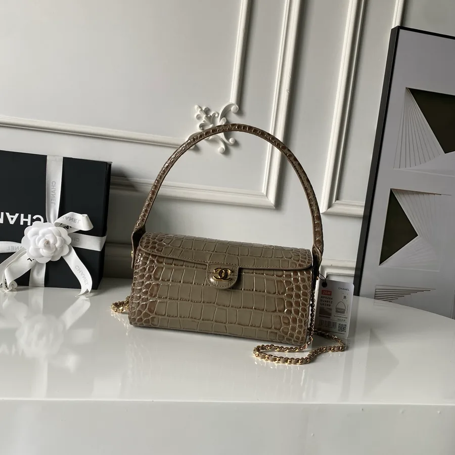 Chanel caramel leather mini bag catalog photo