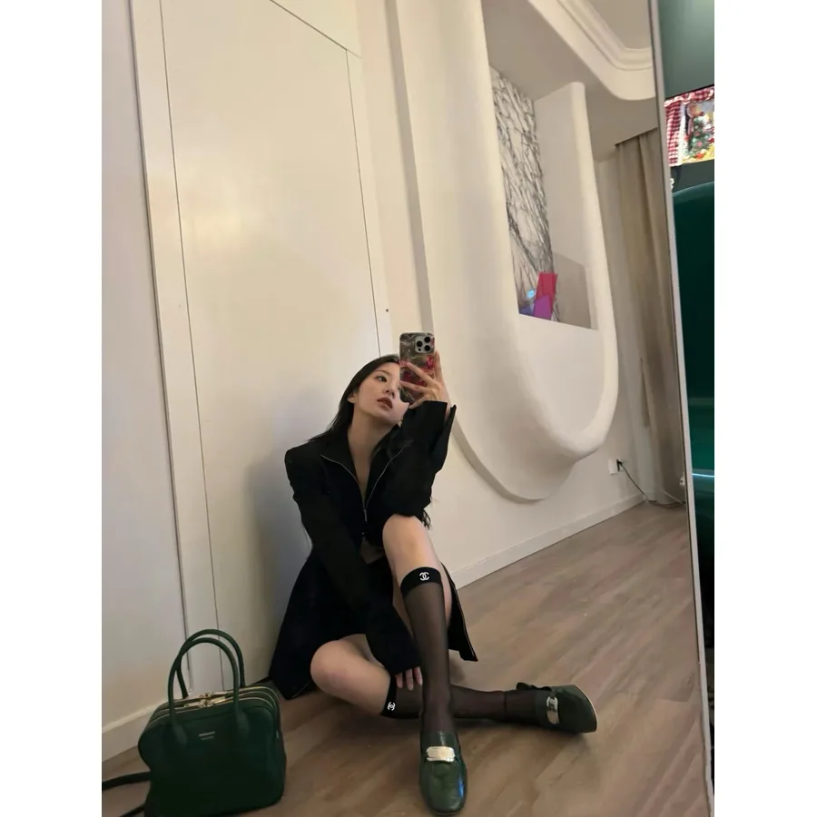 Chanel green leather mini bag catalog photo