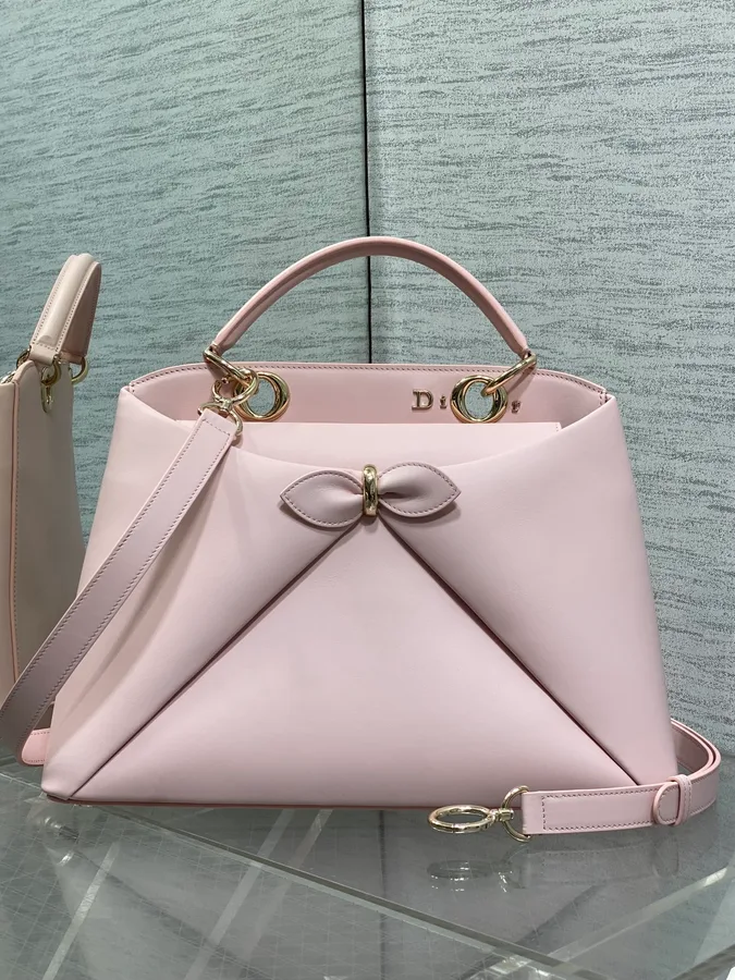 Dior pink calfskin mini bag catalog photo