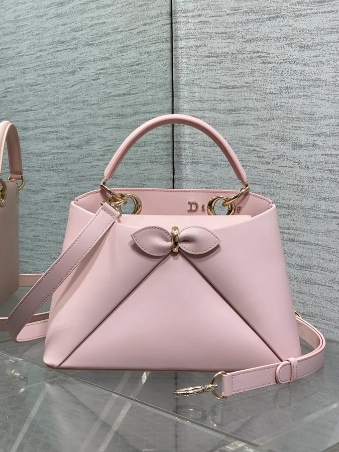 Dior pink calfskin mini bag catalog photo