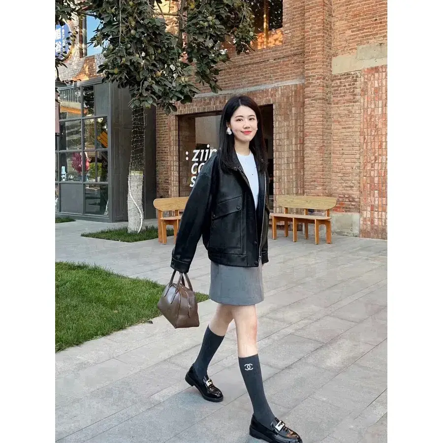 Chanel brown leather tote bag catalog photo
