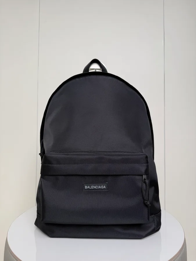 Sac de voyage Balenciaga en nylon noir avec anses à main
