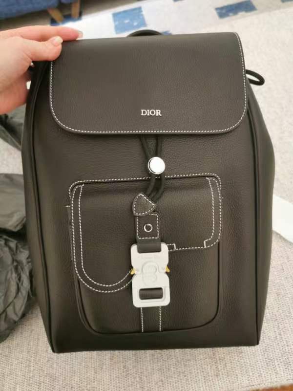 Dior black calfskin travel bag catalog photo