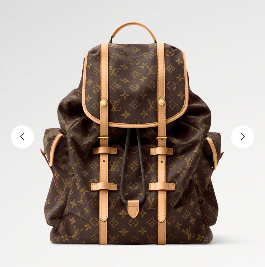 Sac de voyage Louis Vuitton en toile marron avec anses à main