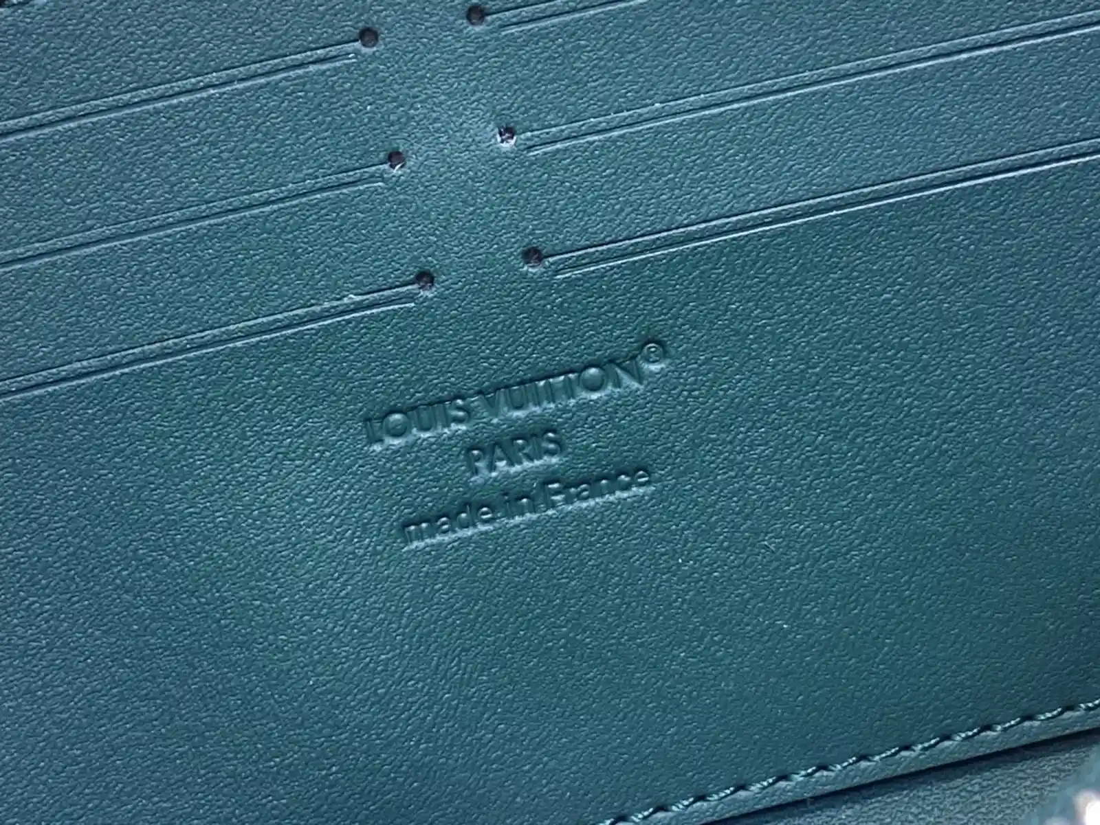 Louis Vuitton navy calfskin wallet catalog photo