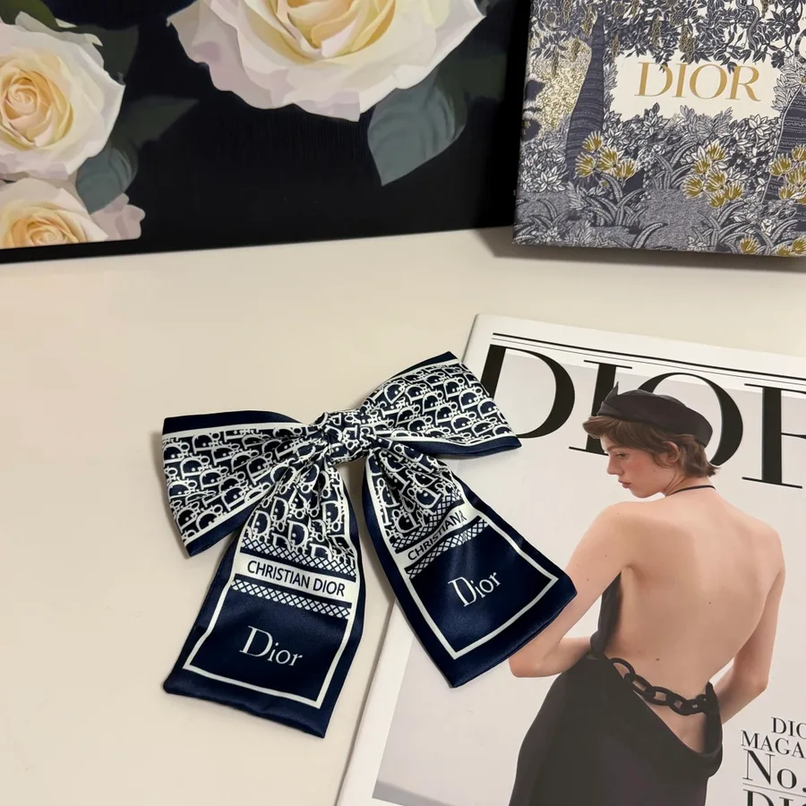 Dior navy accessory catalog photo