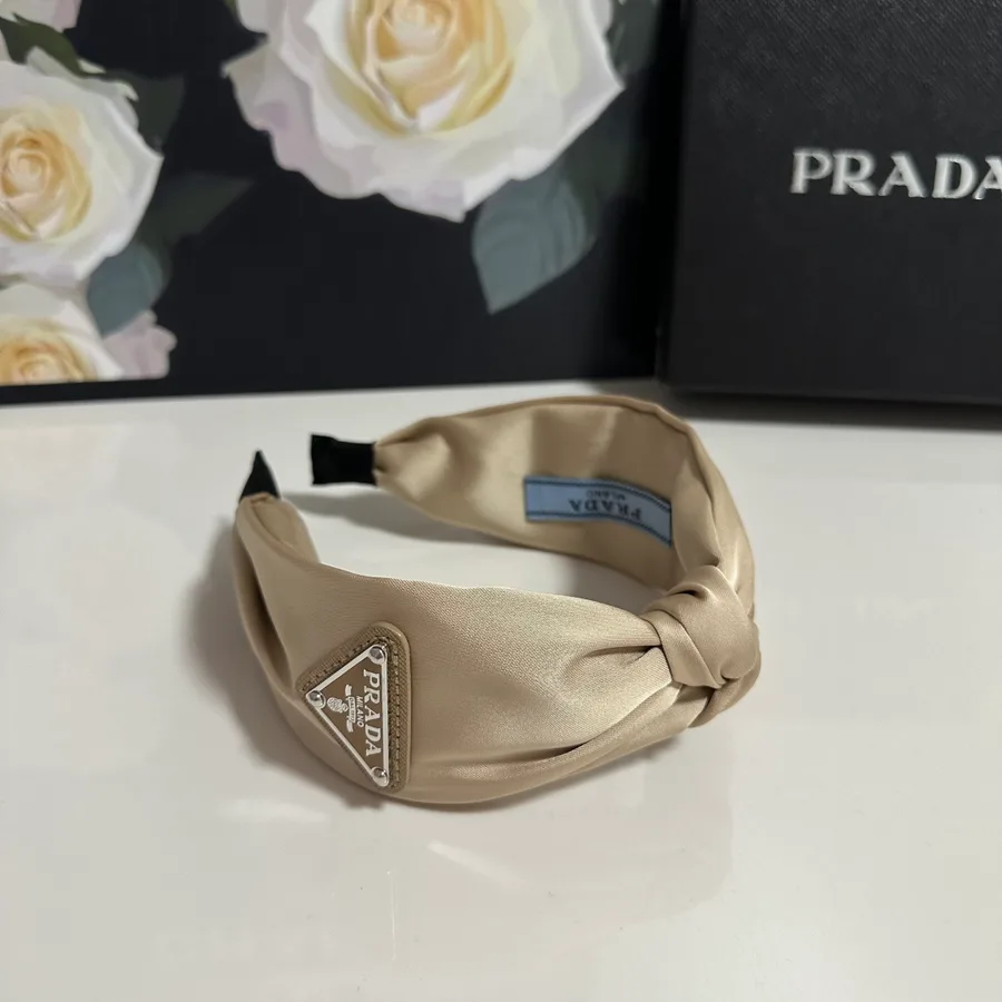 Prada caramel accessory catalog photo