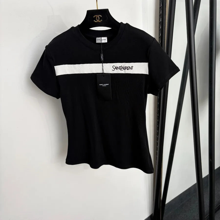 Saint Laurent black garment catalog photo