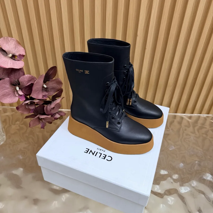 Celine black calfskin shoe catalog photo