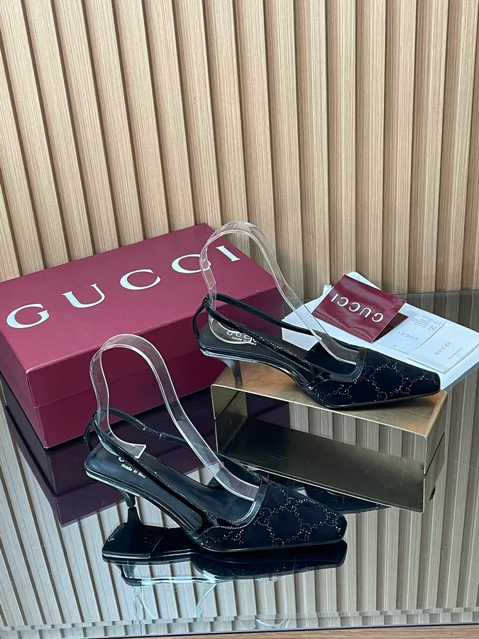 Gucci black shoe catalog photo