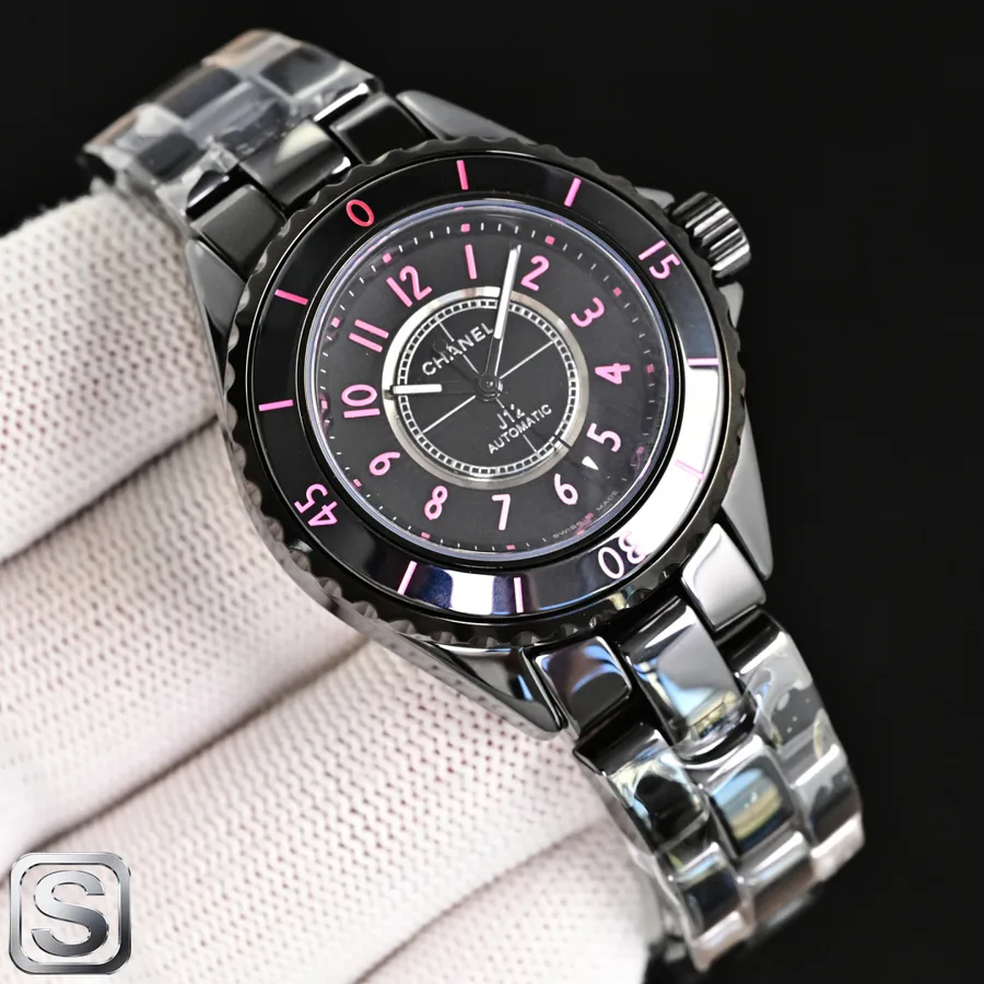Chanel black watch catalog photo
