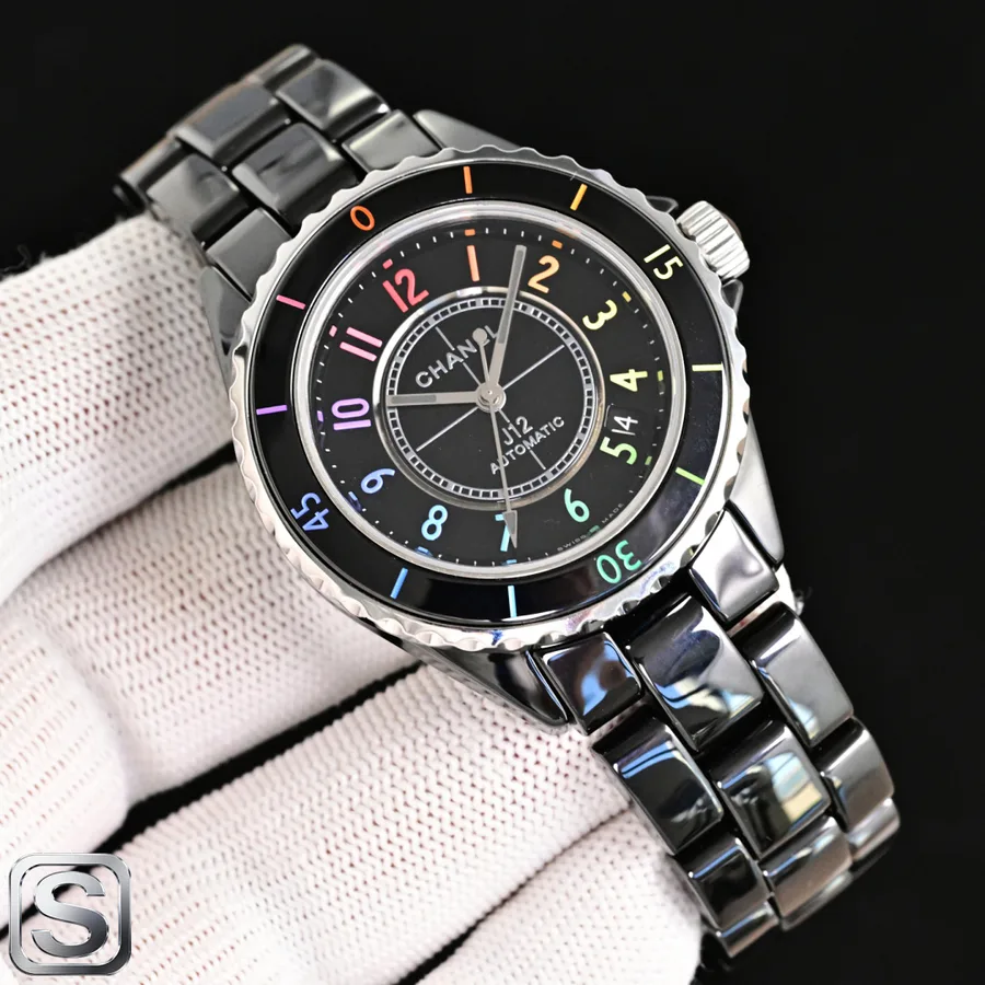 Chanel black watch catalog photo