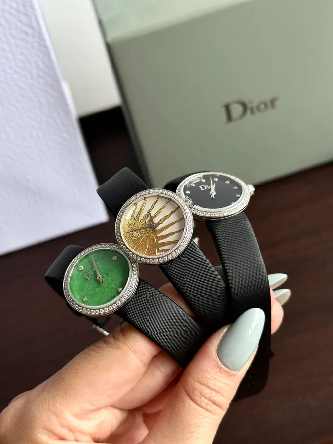 Dior black watch catalog photo