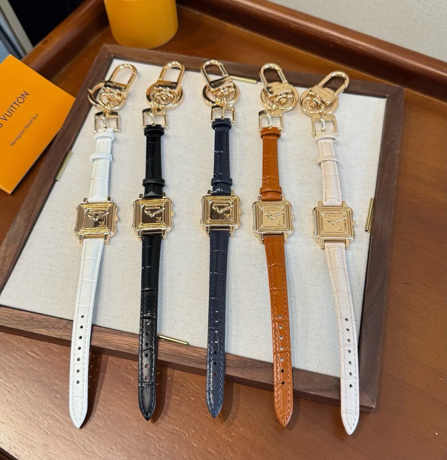 Louis Vuitton leather watch catalog photo