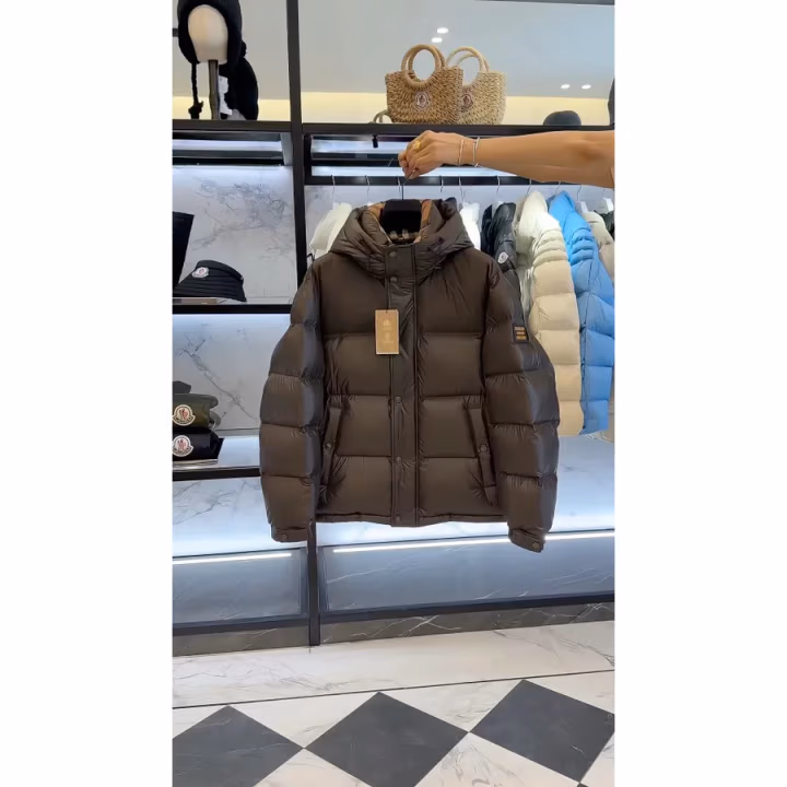 Burberry brown down jacket — ref 838937