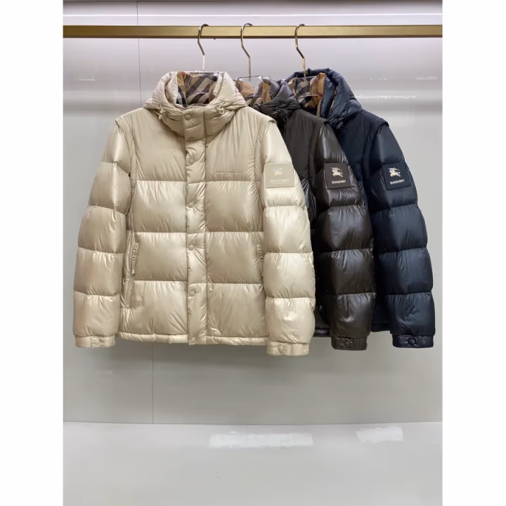 Burberry cream down jacket — ref 824691