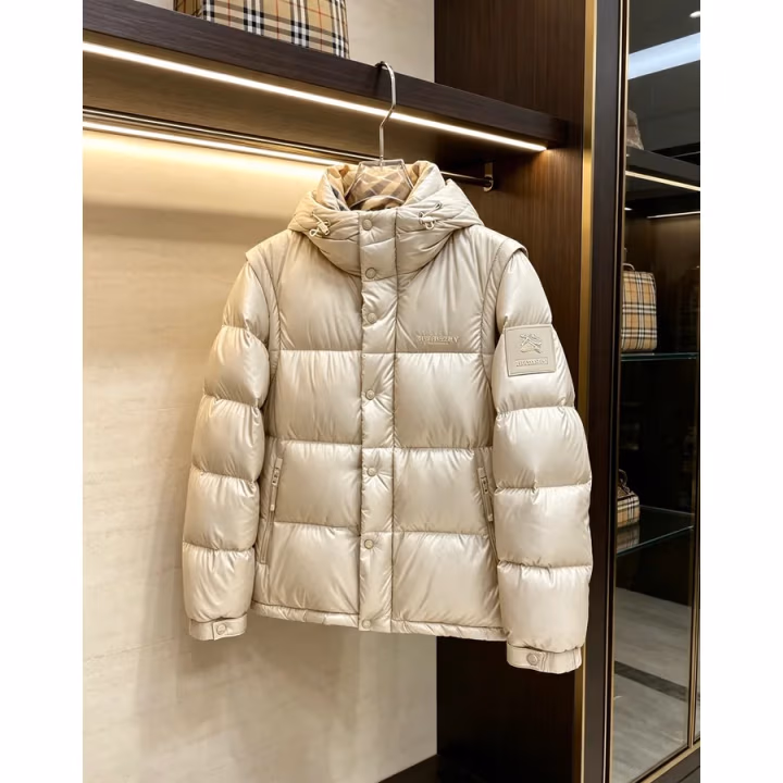 Burberry cream down jacket — ref 826556
