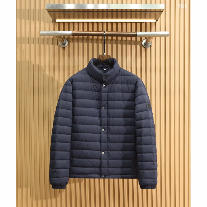 Burberry navy down jacket — ref 807008