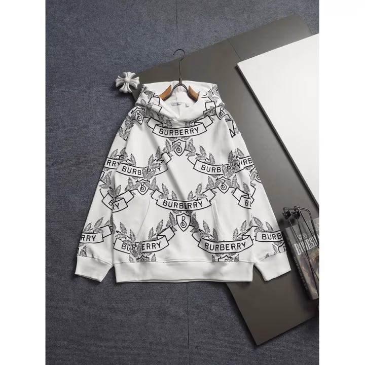 Burberry white hoodie — ref 818265