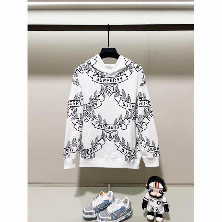 Burberry white hoodie — ref 808326