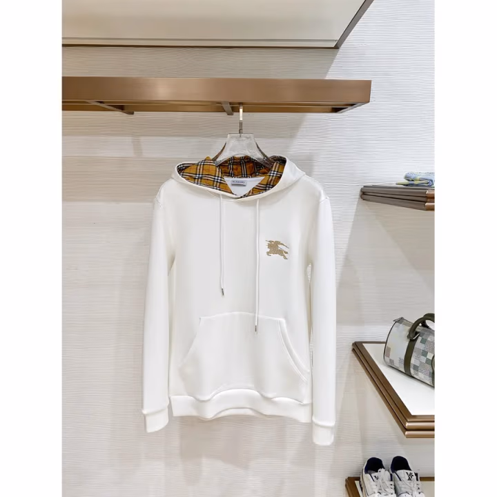 Burberry white hoodie — ref 818254