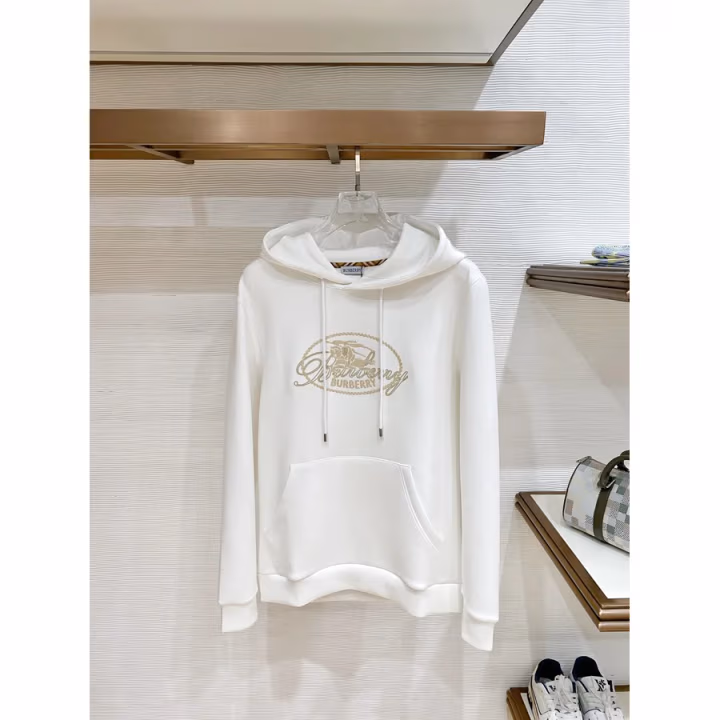 Burberry white hoodie — ref 818256