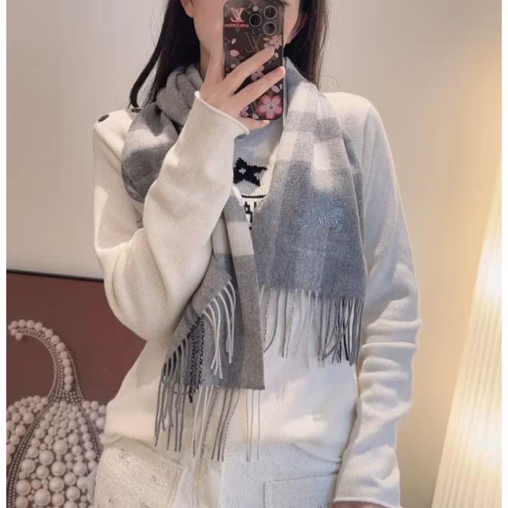 Burberry grey scarf — ref 844961