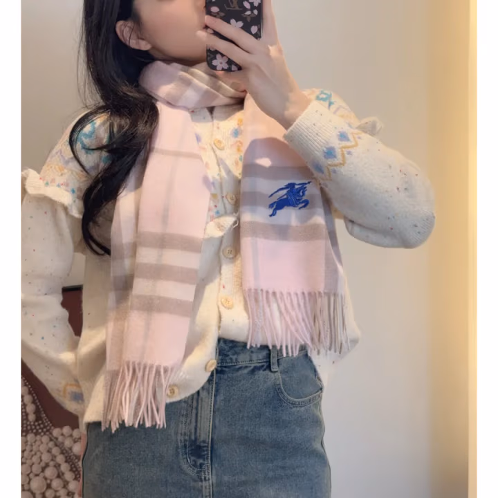 Burberry pink scarf — ref 844972