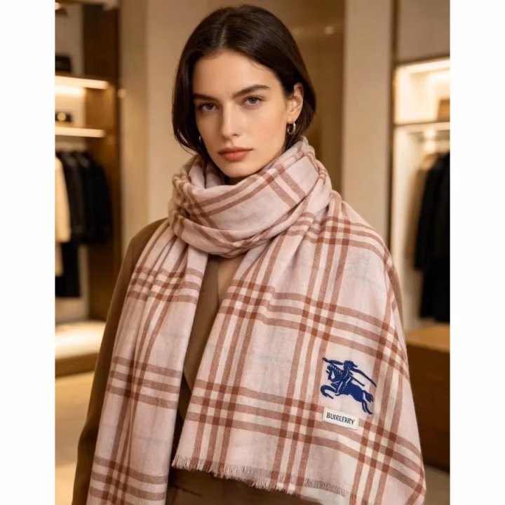 Burberry pink scarf — ref 844974