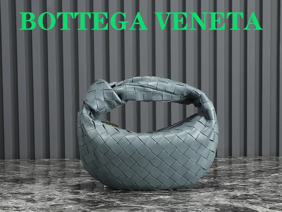 Bottega Veneta washed blue bag