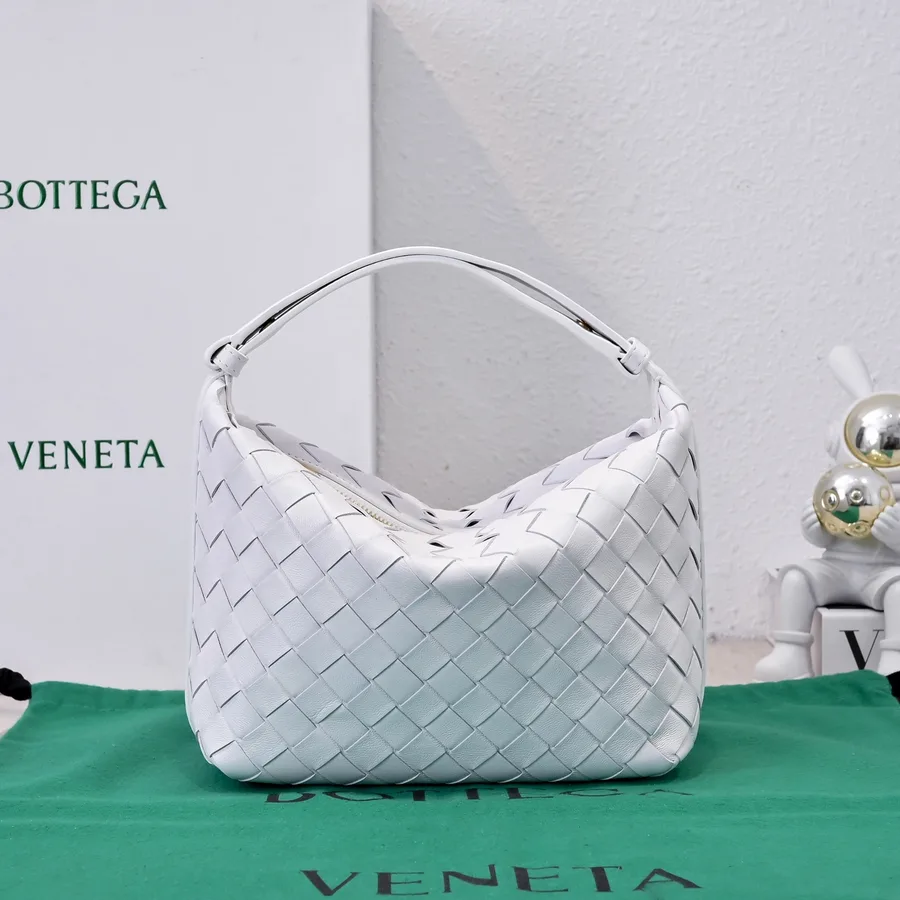 Bottega Veneta white shoulder bag — ref 785756