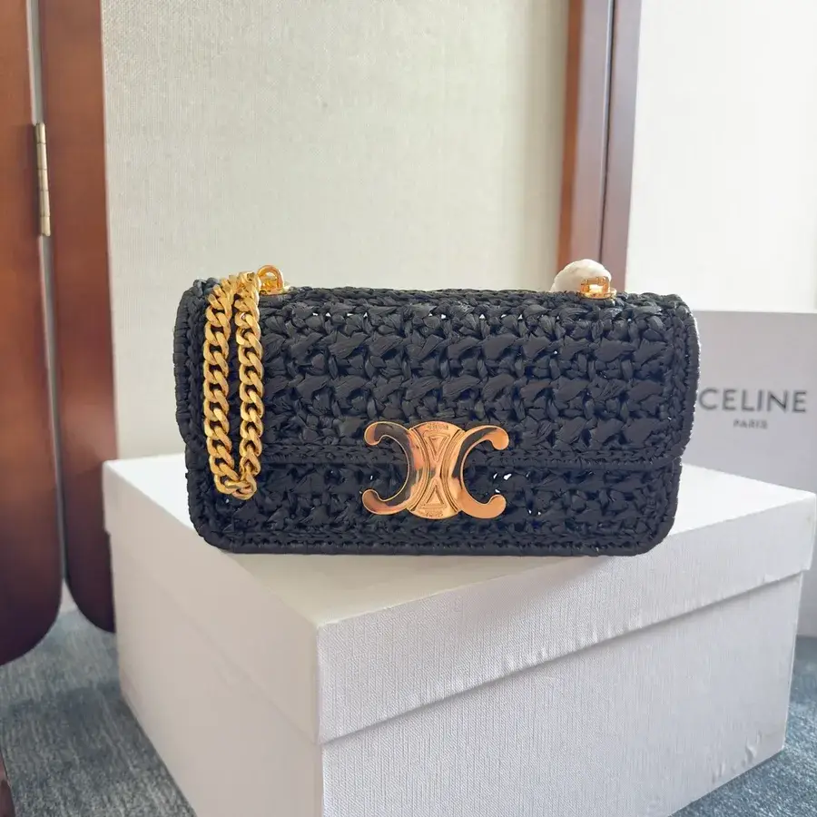 Celine black mini bag — ref 831714