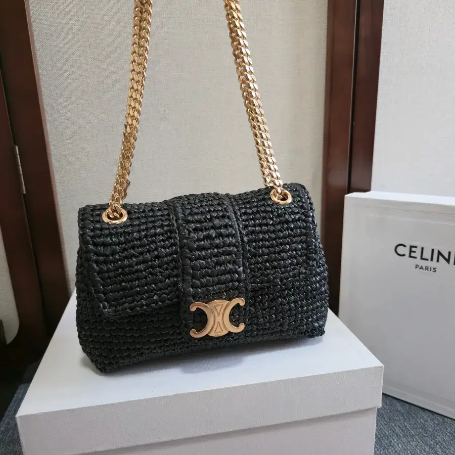 Celine black mini bag — ref 831726