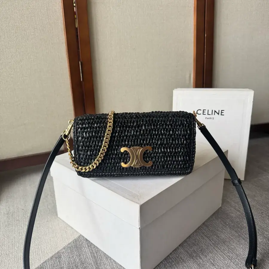 Celine black mini bag — ref 831733