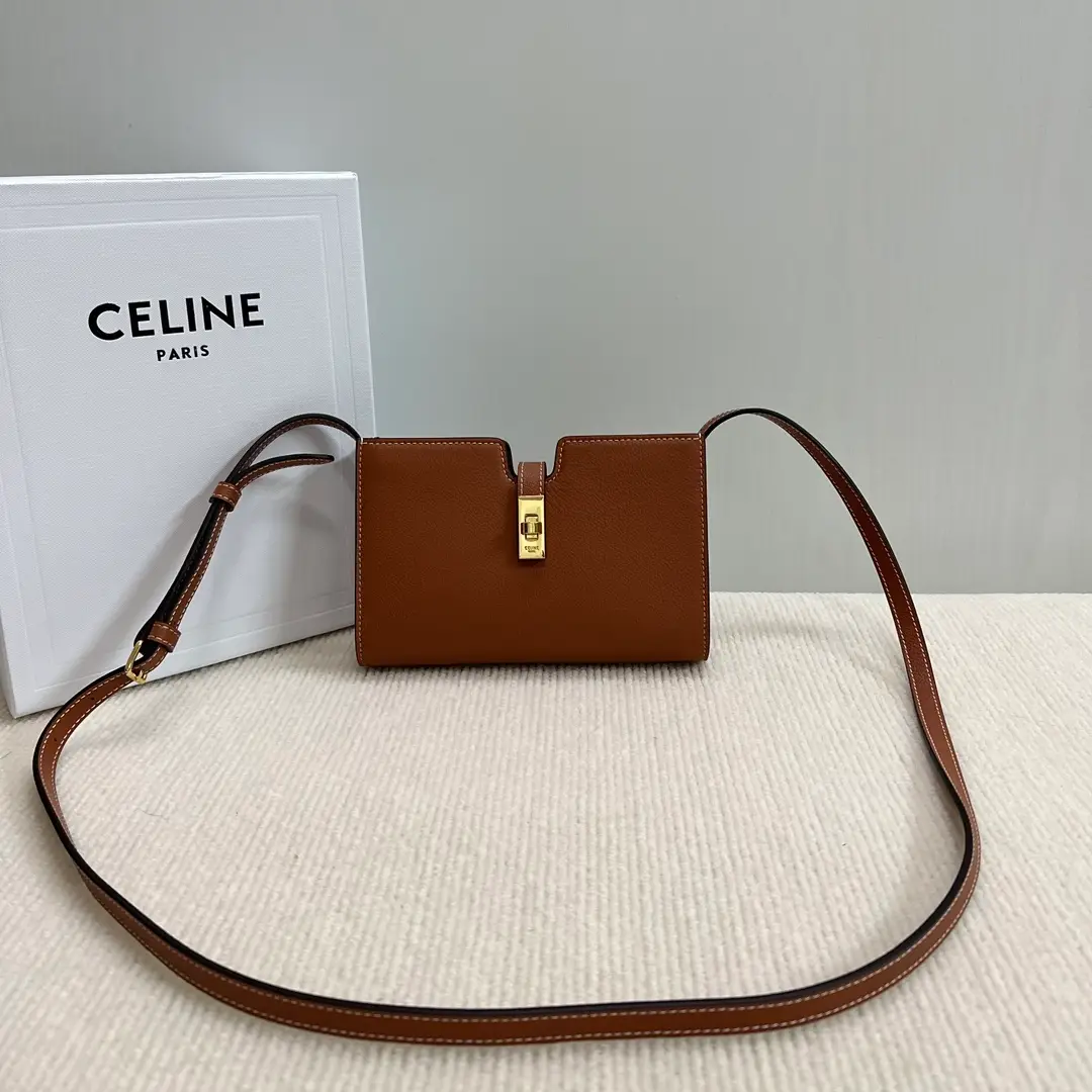 Celine caramel mini bag — ref 772377