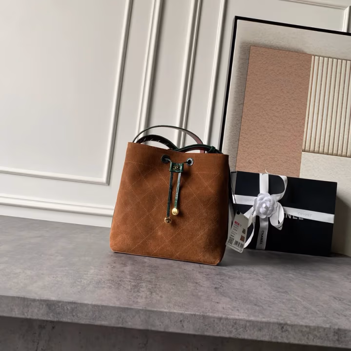 Chanel caramel bucket bag — ref 797698