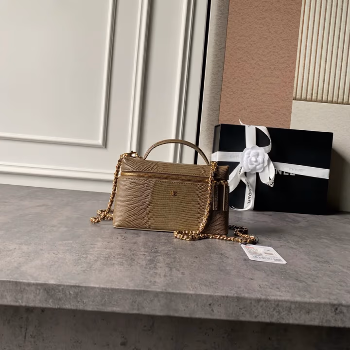 Chanel caramel caviar flap bag — ref 797733