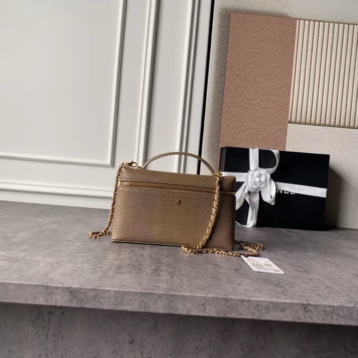 Chanel caramel caviar flap bag — ref 797730