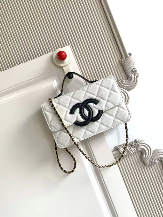 Chanel white bag