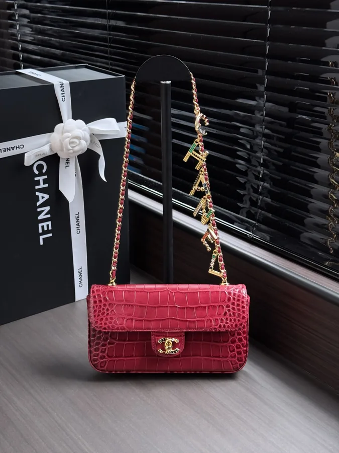 Chanel red bag