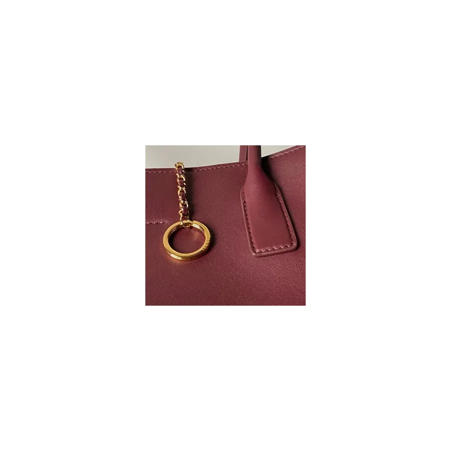 Chanel burgundy mini bag — ref 786250