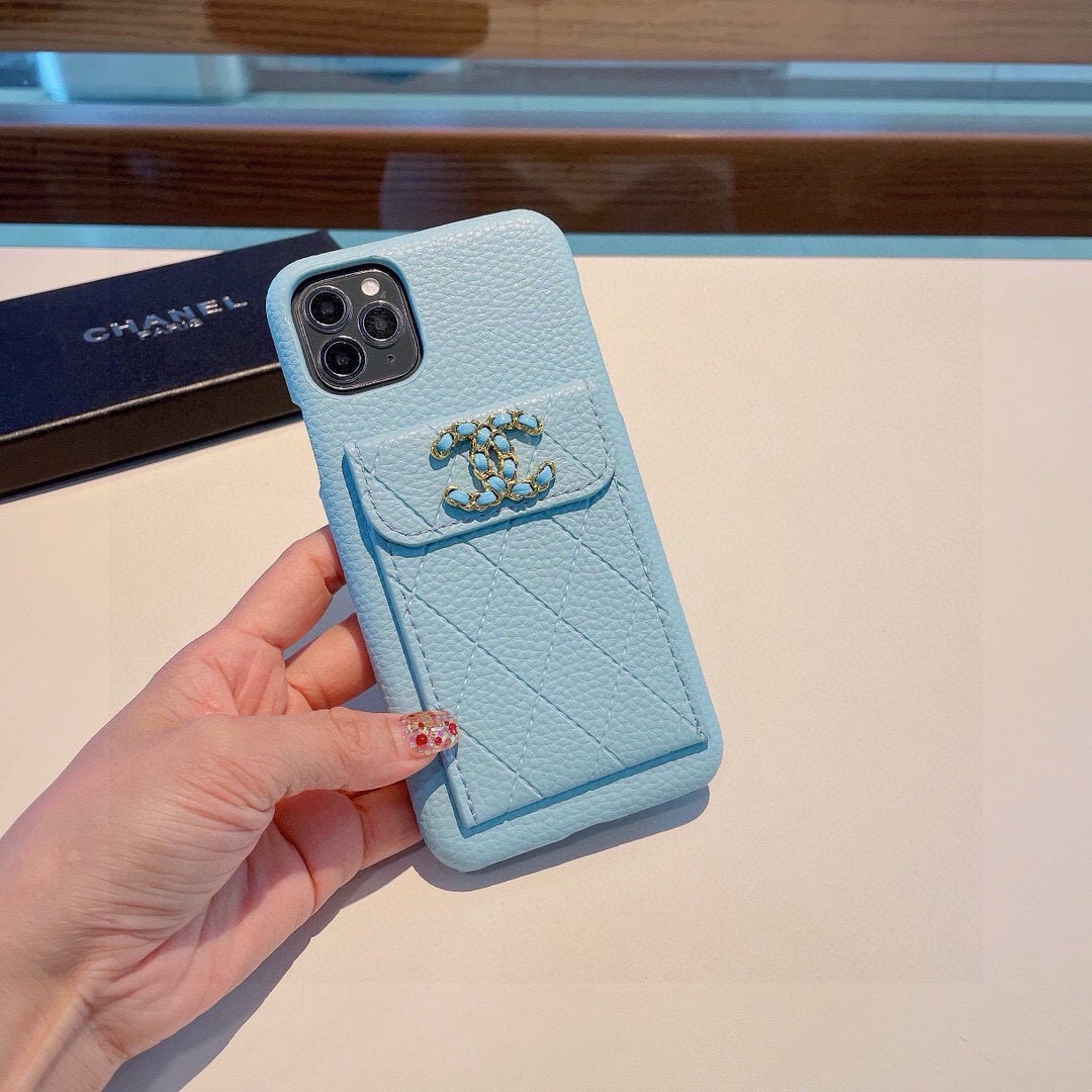 Chanel blue mini bag — ref 811512