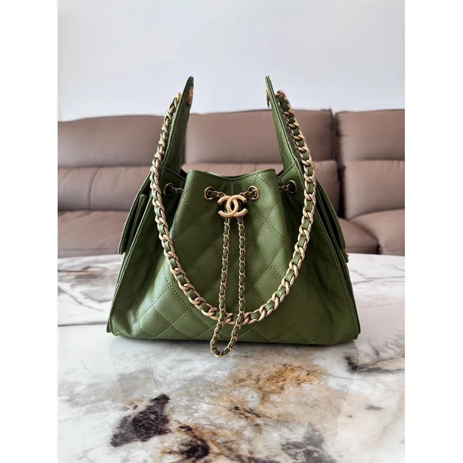 Chanel green mini bag — ref 823752