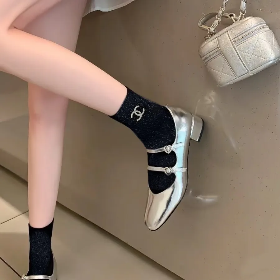 Chanel silver shoe — ref 739512