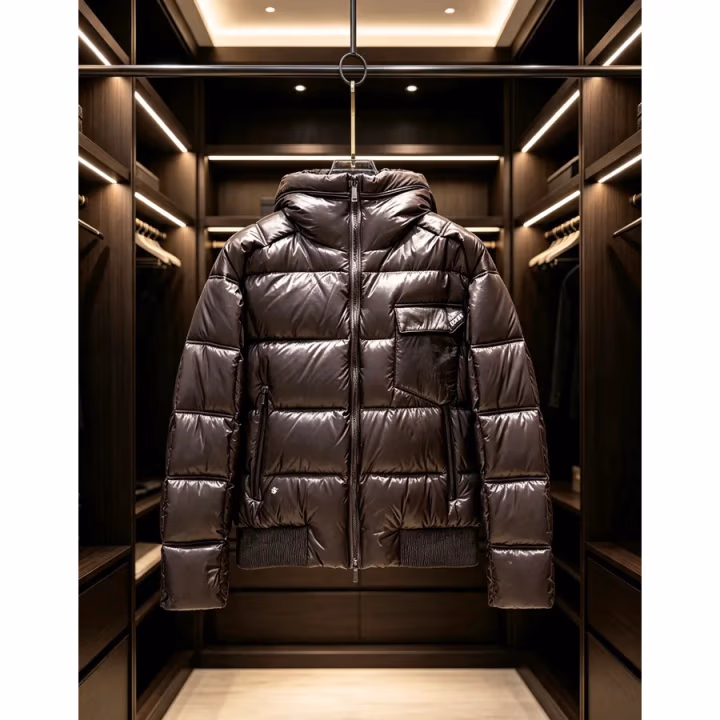 Dior brown down jacket — ref 818160