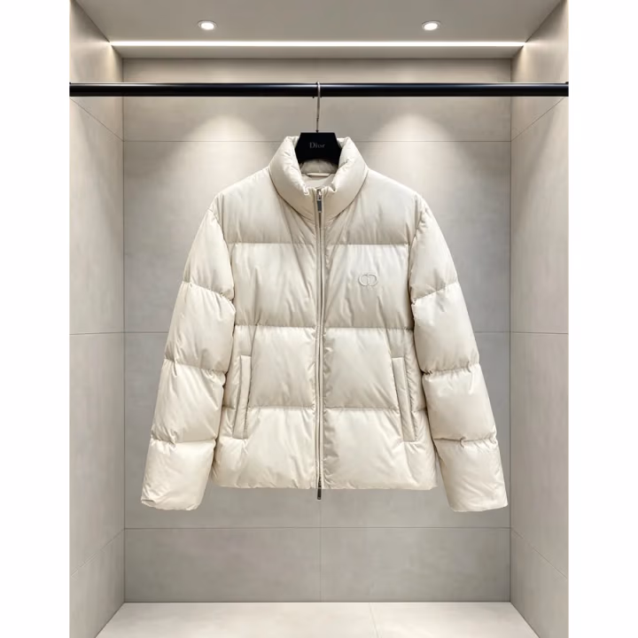 Dior cream down jacket — ref 818163