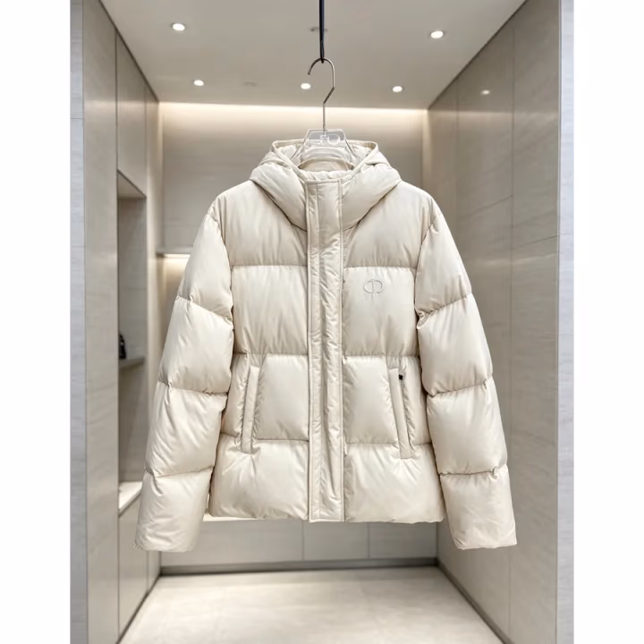 Dior cream down jacket — ref 818166