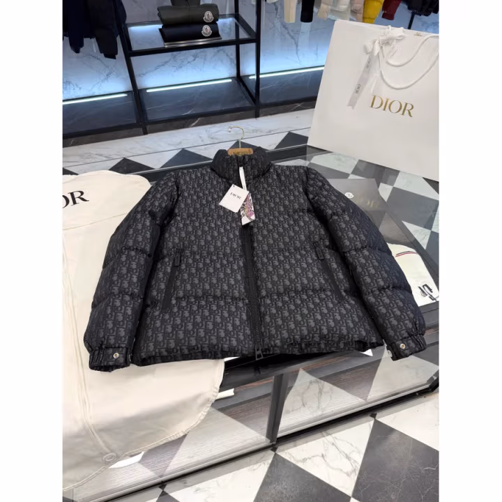 Dior navy down jacket — ref 838953