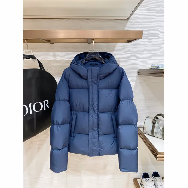 Dior navy down jacket — ref 822805