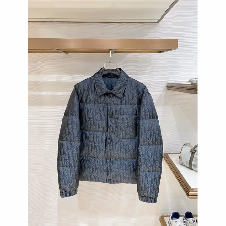 Dior navy down jacket — ref 823430